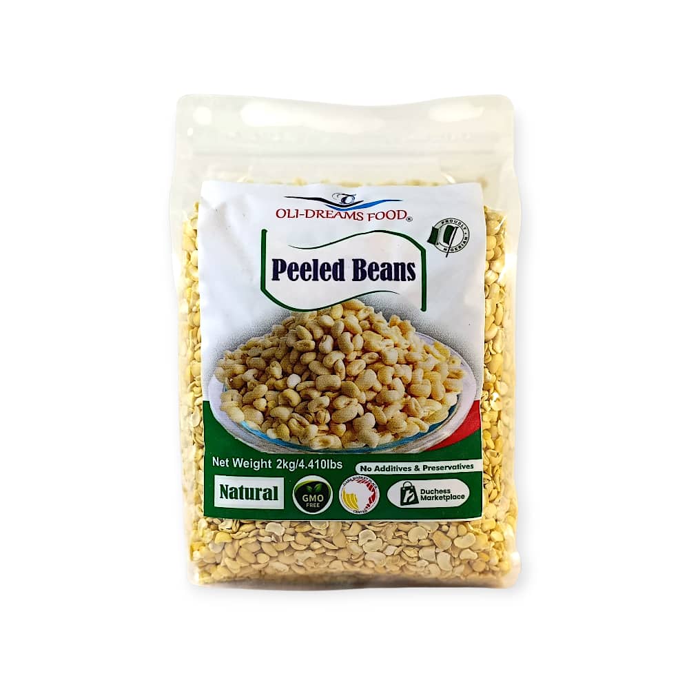 Peeled beans